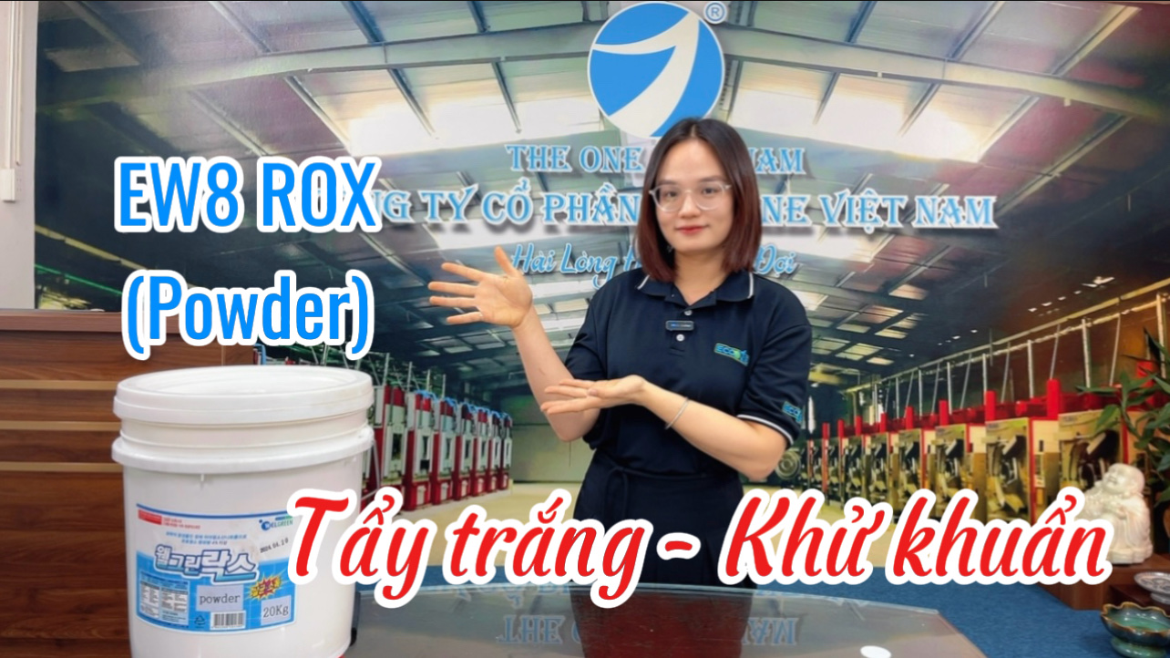 EW8 ROX POWDER – Bột tẩy trắng khử khuẩn công nghiệp Hàn Quốc